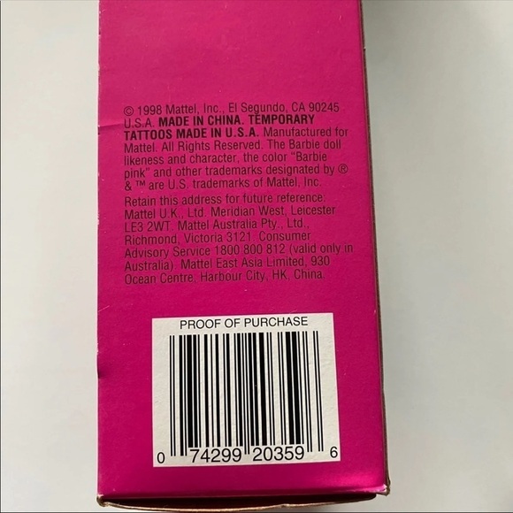 Barbie BUTTERFLY ART NEW IN BOX - Picture 4 of 6